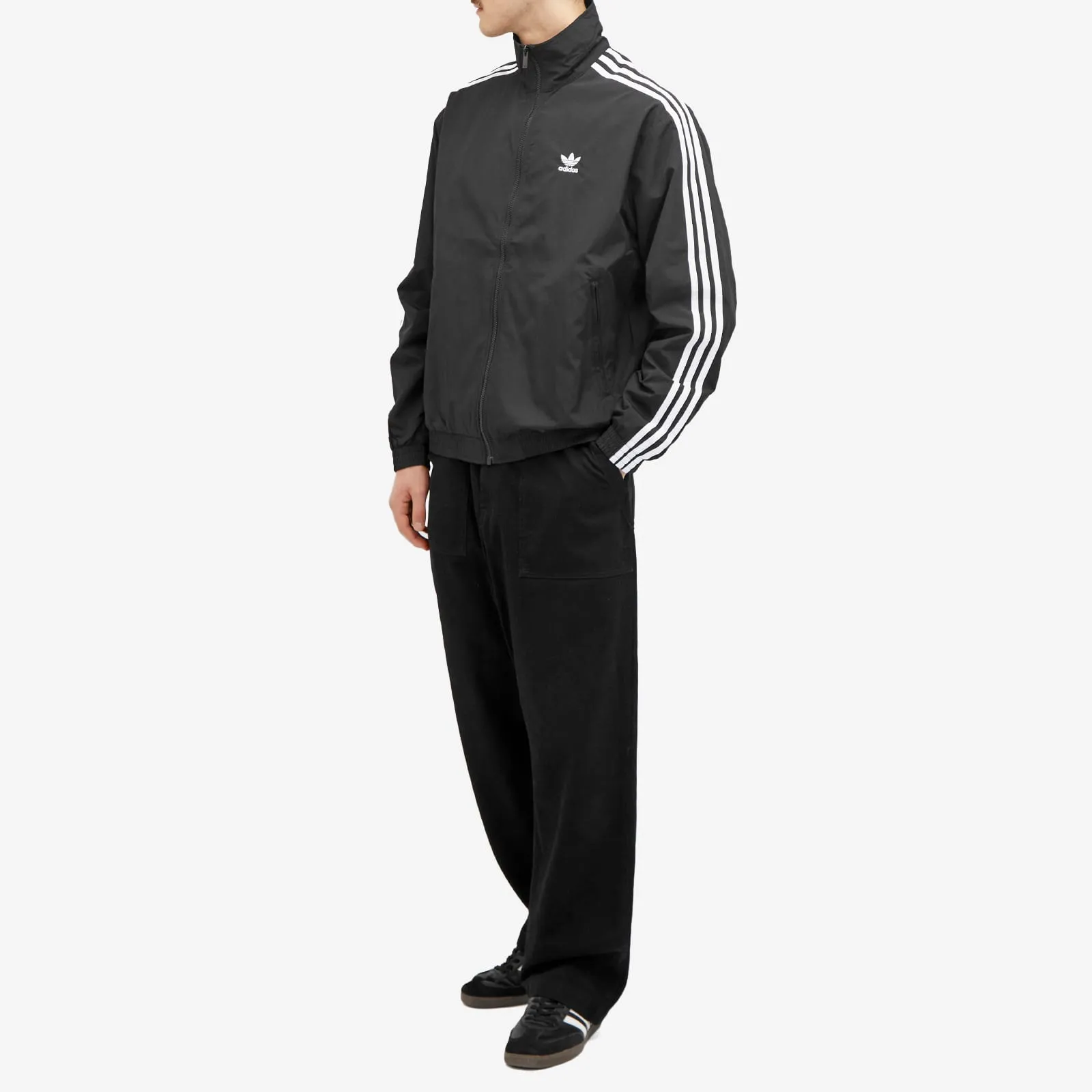 Adidas Woven Firebird Track Top, black