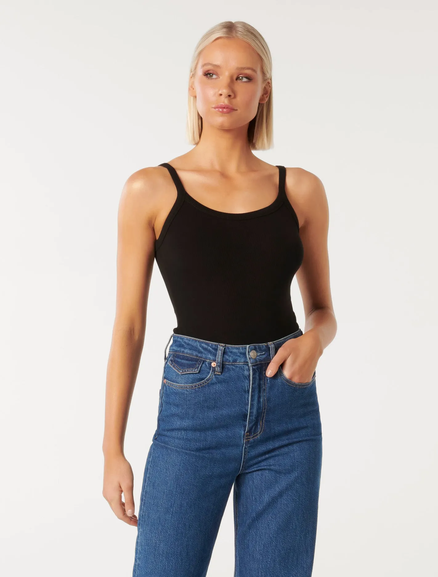 Alisandra Scoop Neck Bodysuit