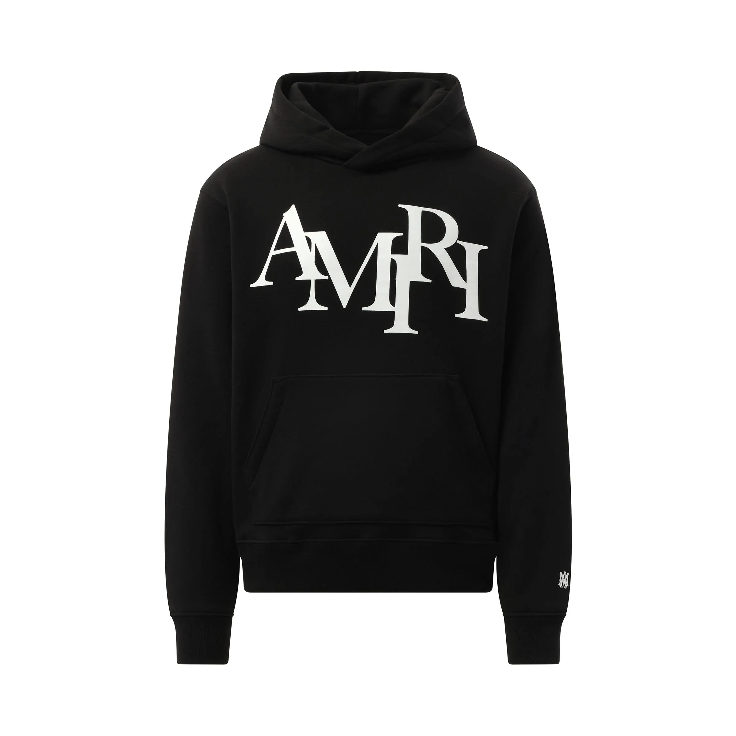 Amiri Staggered Hoodie in Black