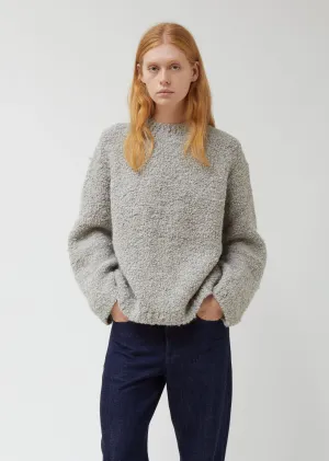 Astrakhan Pullover Crewneck Sweater