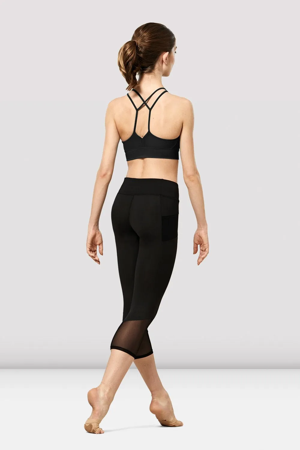 Bloch FP5248 Renata Mesh Panelled Capri Leggings