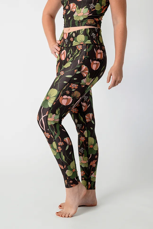 Botanical Garden Printed Yoga Leggings