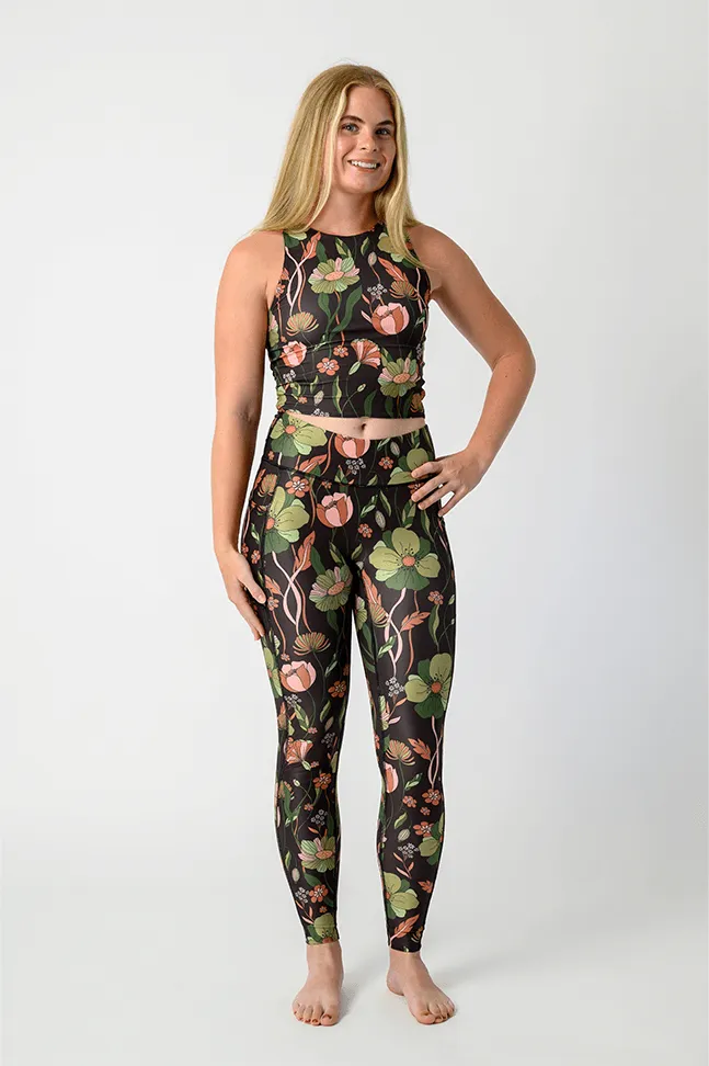 Botanical Garden Printed Yoga Leggings