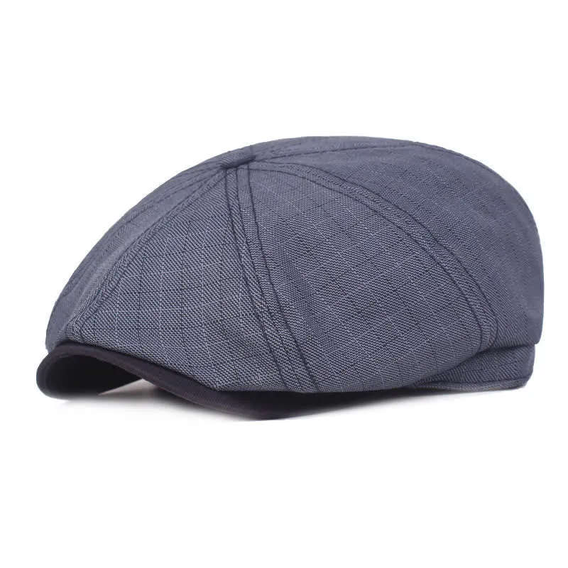 Classic Newsboy 8 Panel Plaid Beret Hat