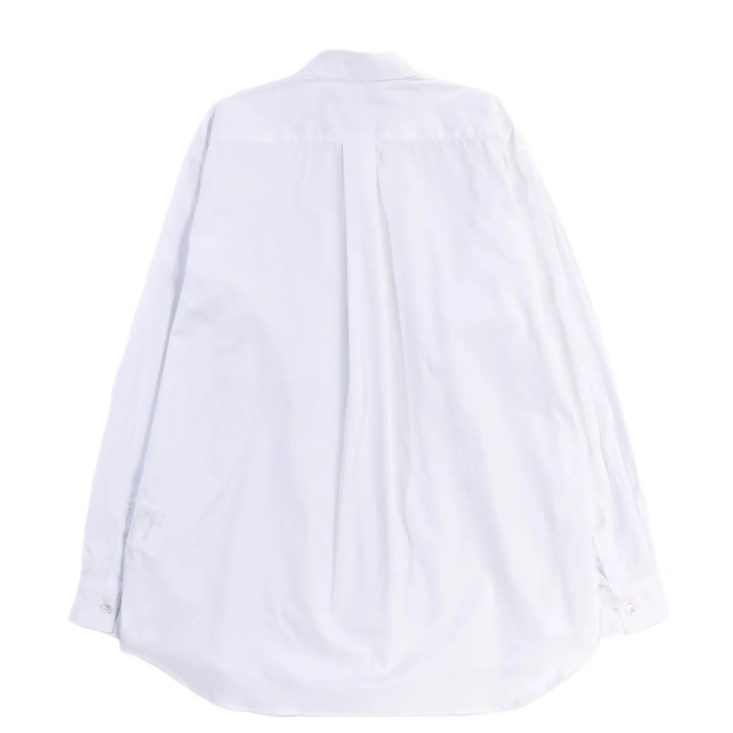 COMME DES GARCONS SHIRT FOREVER B217 WIDE CLASSIC ROUNDED COLLAR WHITE