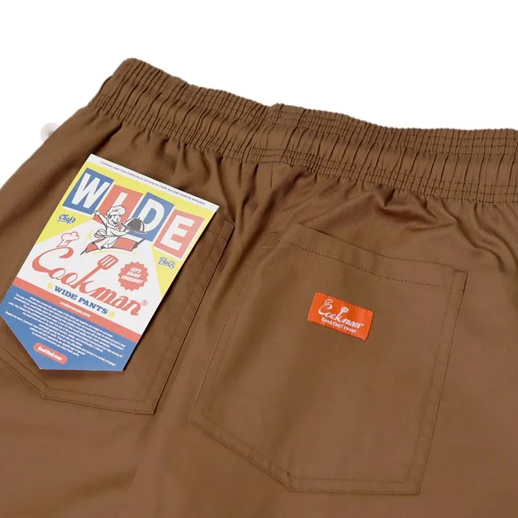 Cookman Wide Chef Pants - Chocolate