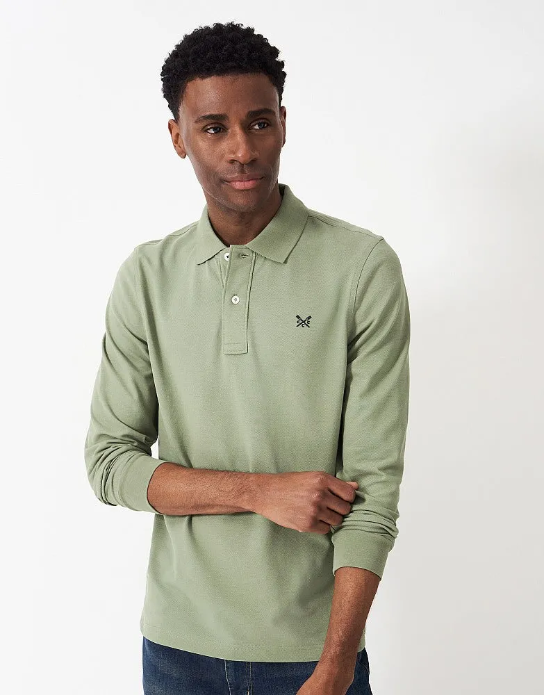 Crew Clothing Long Sleeve Classic Polo Shirt