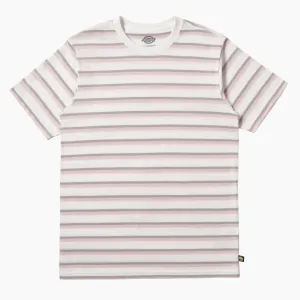 Dickies Skateboard Striped Shirt Lotus/White