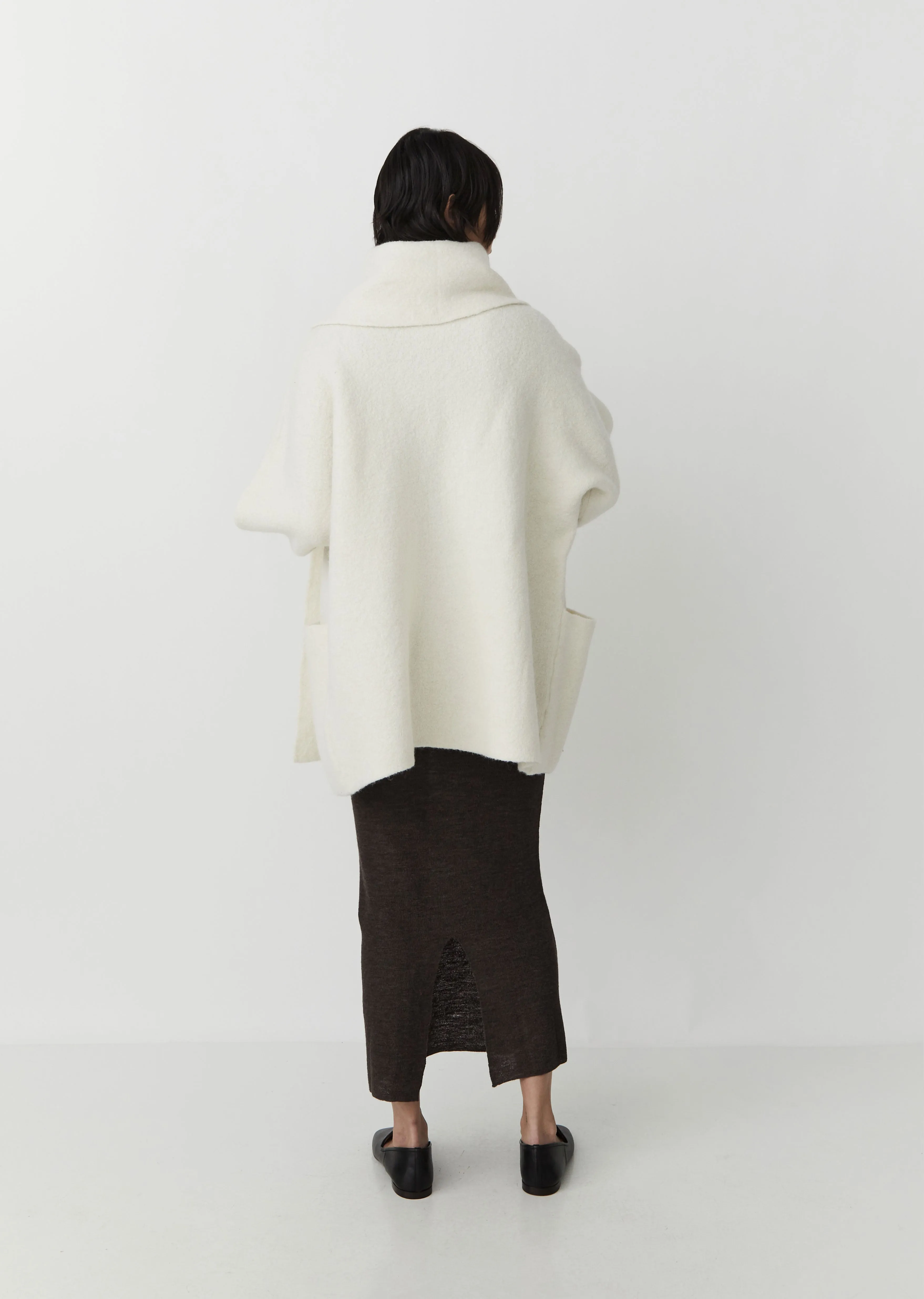 Double Face Coat — White