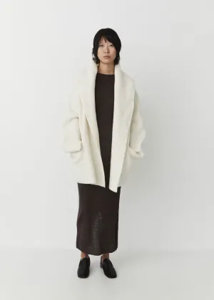 Double Face Coat — White