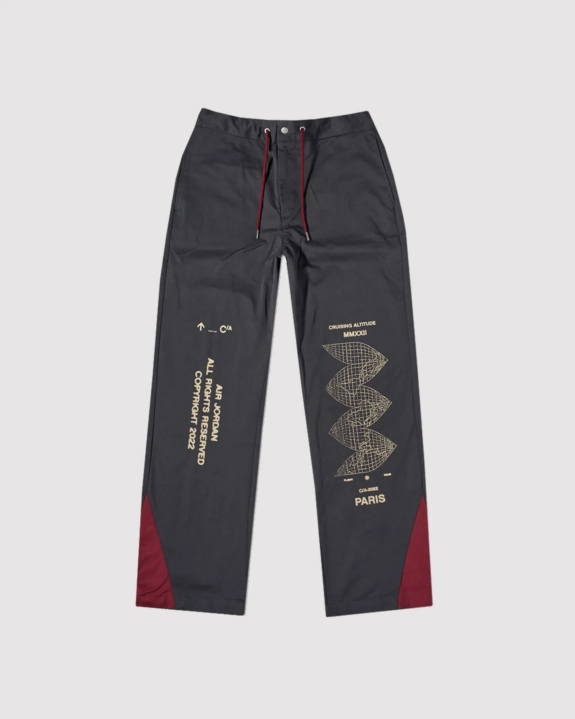 FLIGHT HERITAGE WOVEN PANTS "OFF NOIR"