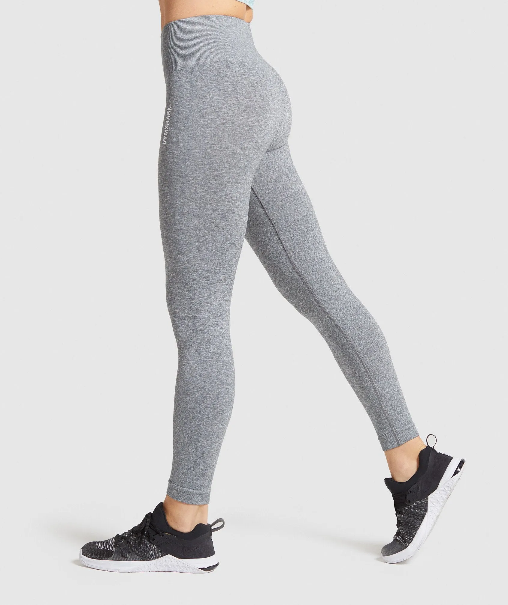 Gymshark Adapt Marl Seamless Leggings - Grey