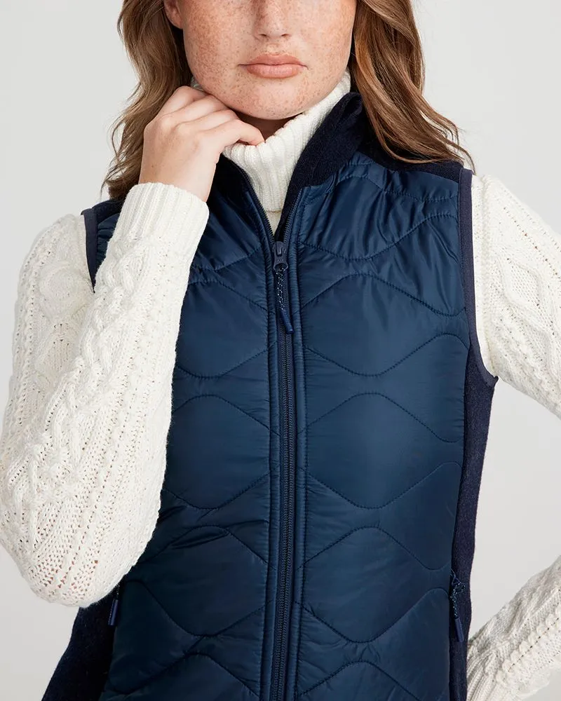 Holebrook Womens Rakel Vest Windproof Navy