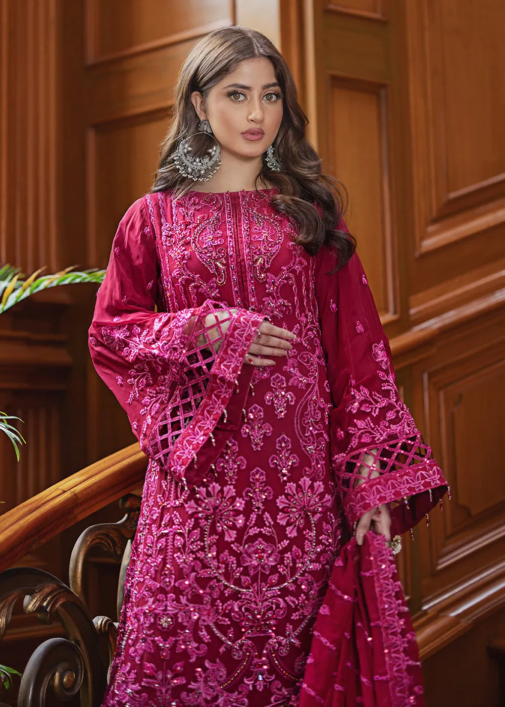 Ishq Aatish Luxury Chiffon '23 by Emaan Adeel | MAISHA