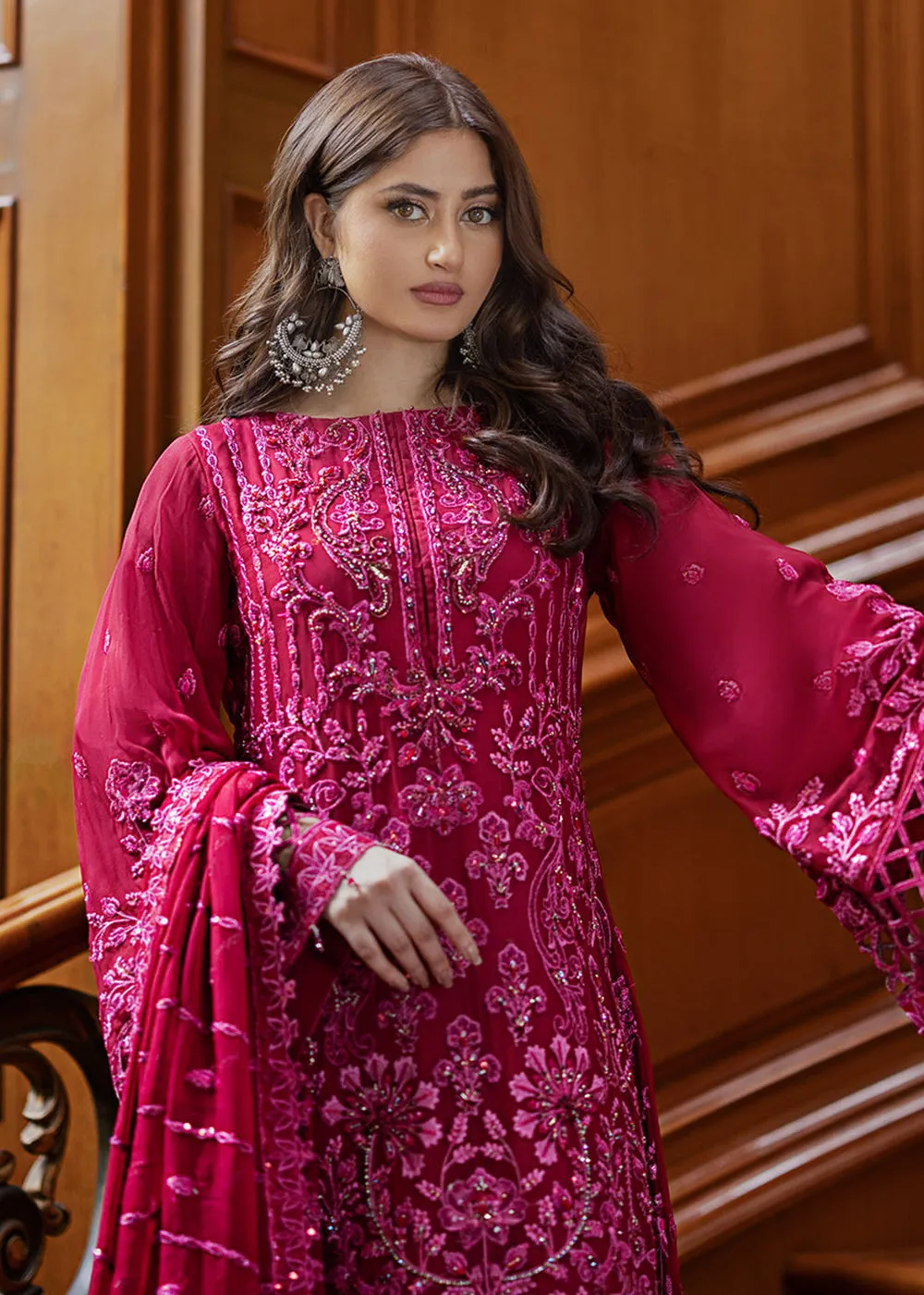 Ishq Aatish Luxury Chiffon '23 by Emaan Adeel | MAISHA