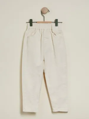 Kids' Rib Waist Pull-on Natural Chino Pant by Kaja Clothing - Mike Pants