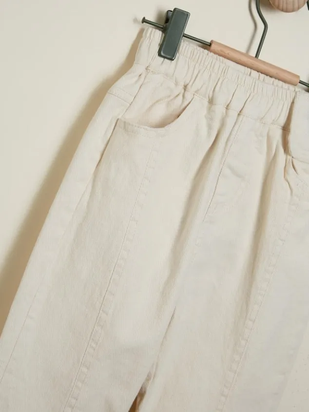 Kids' Rib Waist Pull-on Natural Chino Pant by Kaja Clothing - Mike Pants