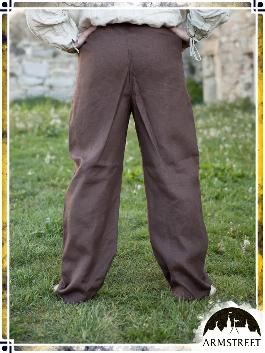 Linen Classic Straight Pants