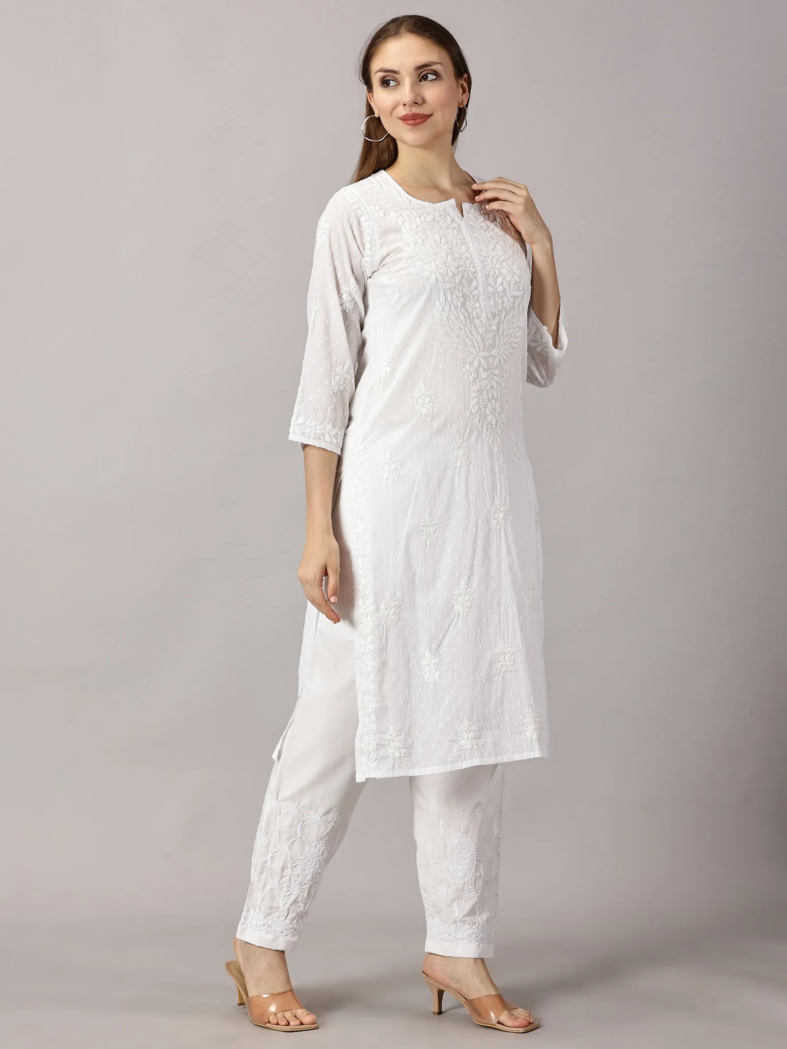 LONG COTTON KURTA