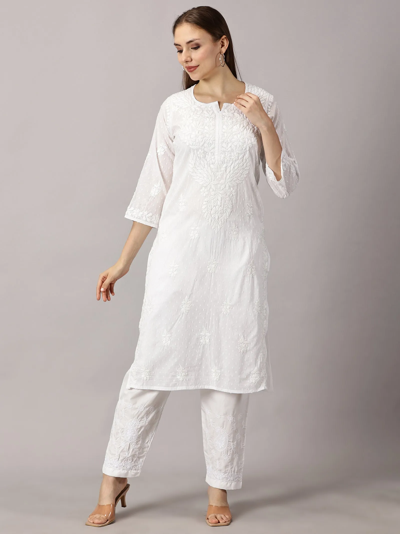 LONG COTTON KURTA