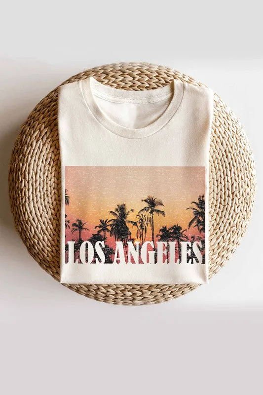 LOS ANGELES SUNSET GRAPHIC TEE