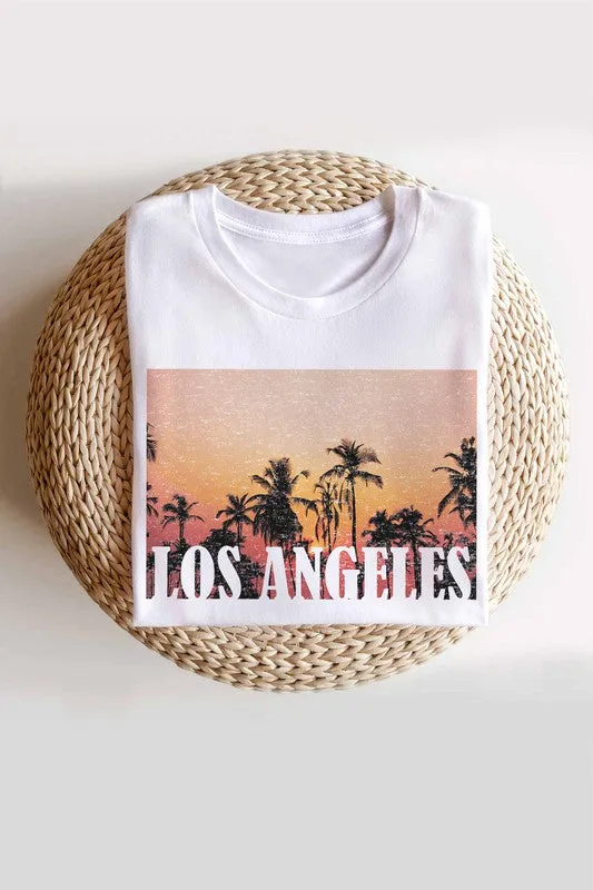 LOS ANGELES SUNSET GRAPHIC TEE