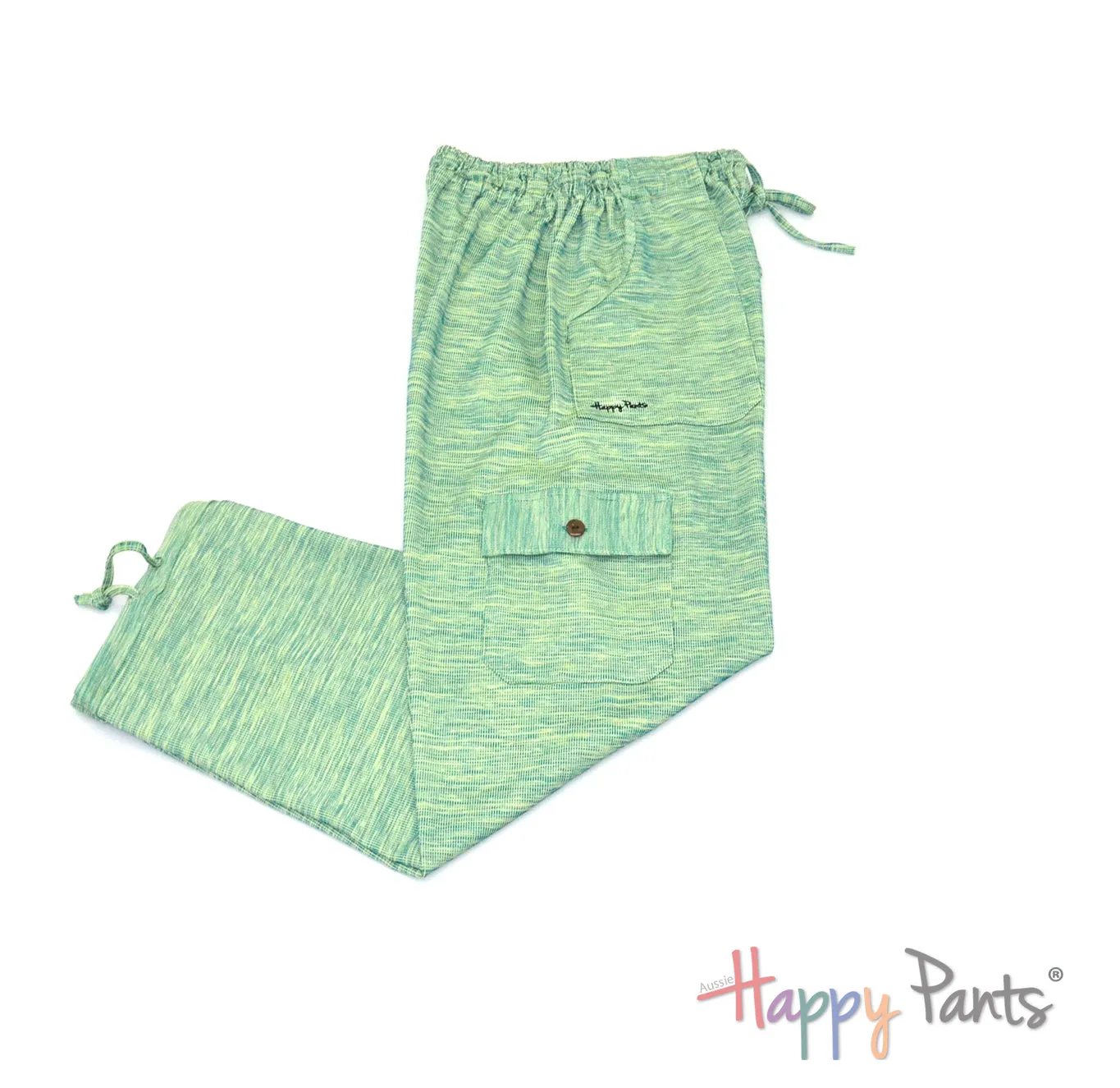 Midori Splash Green Men Happy Pants