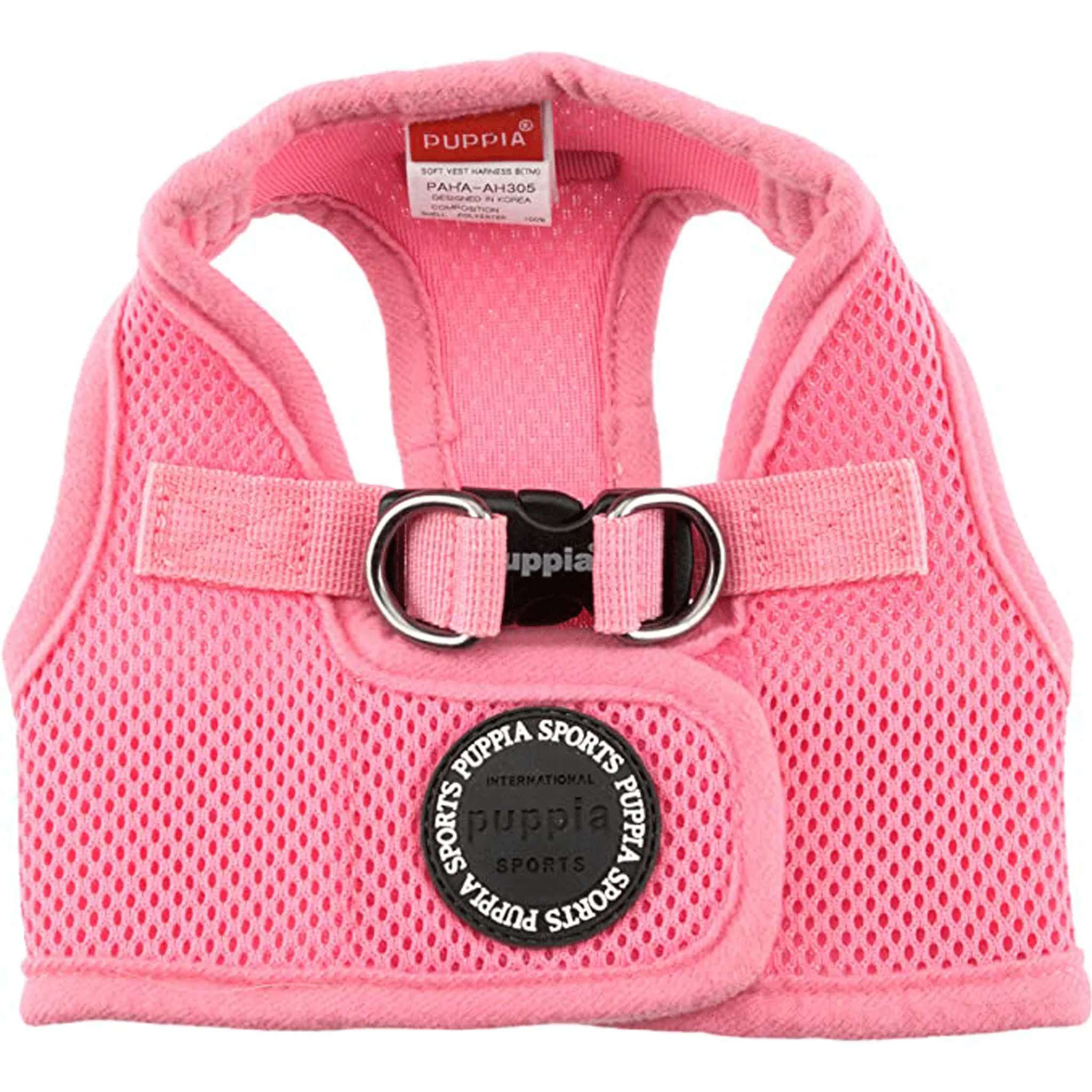 Puppia Pink Soft Step-In Harness Vest B