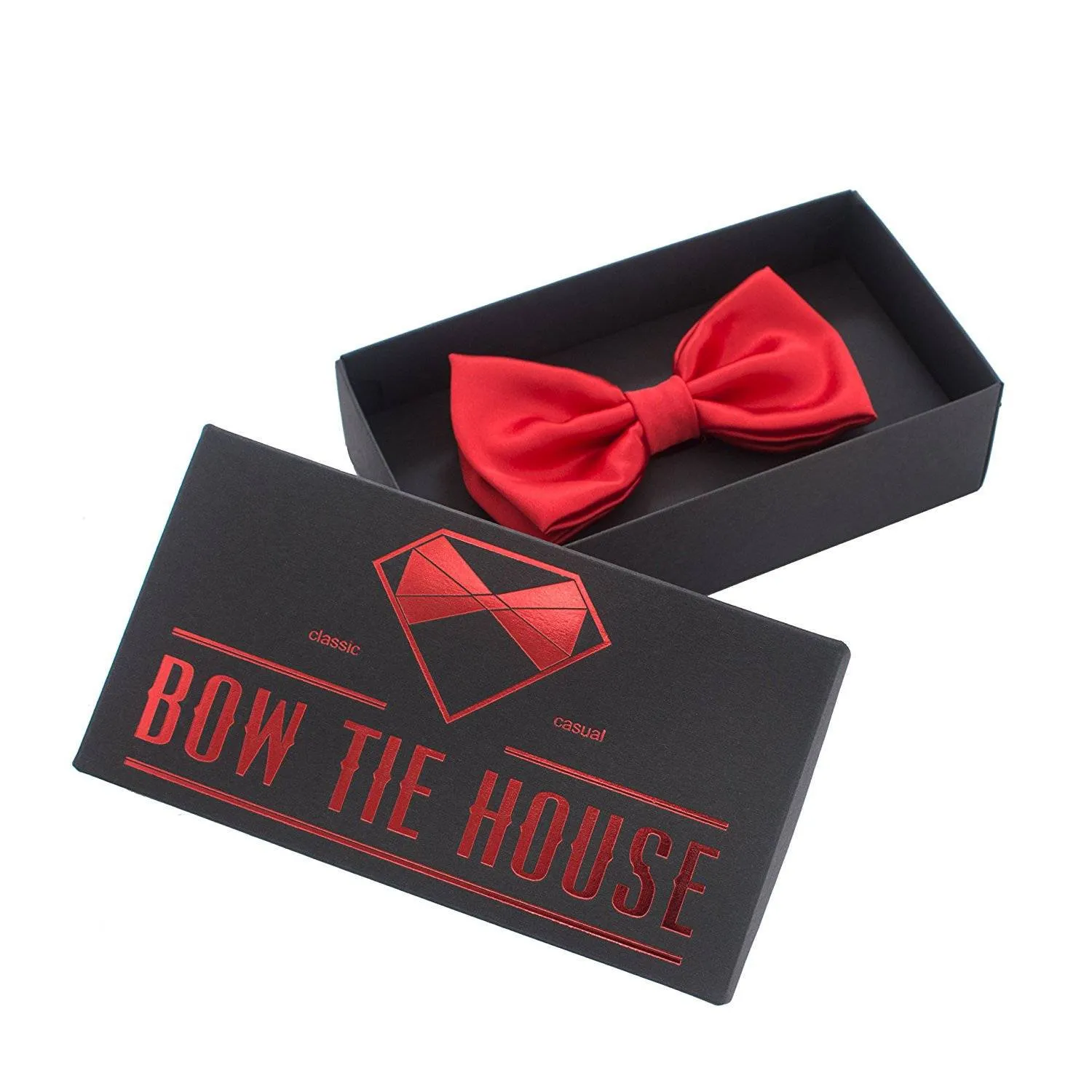 Silk Red Bow Tie