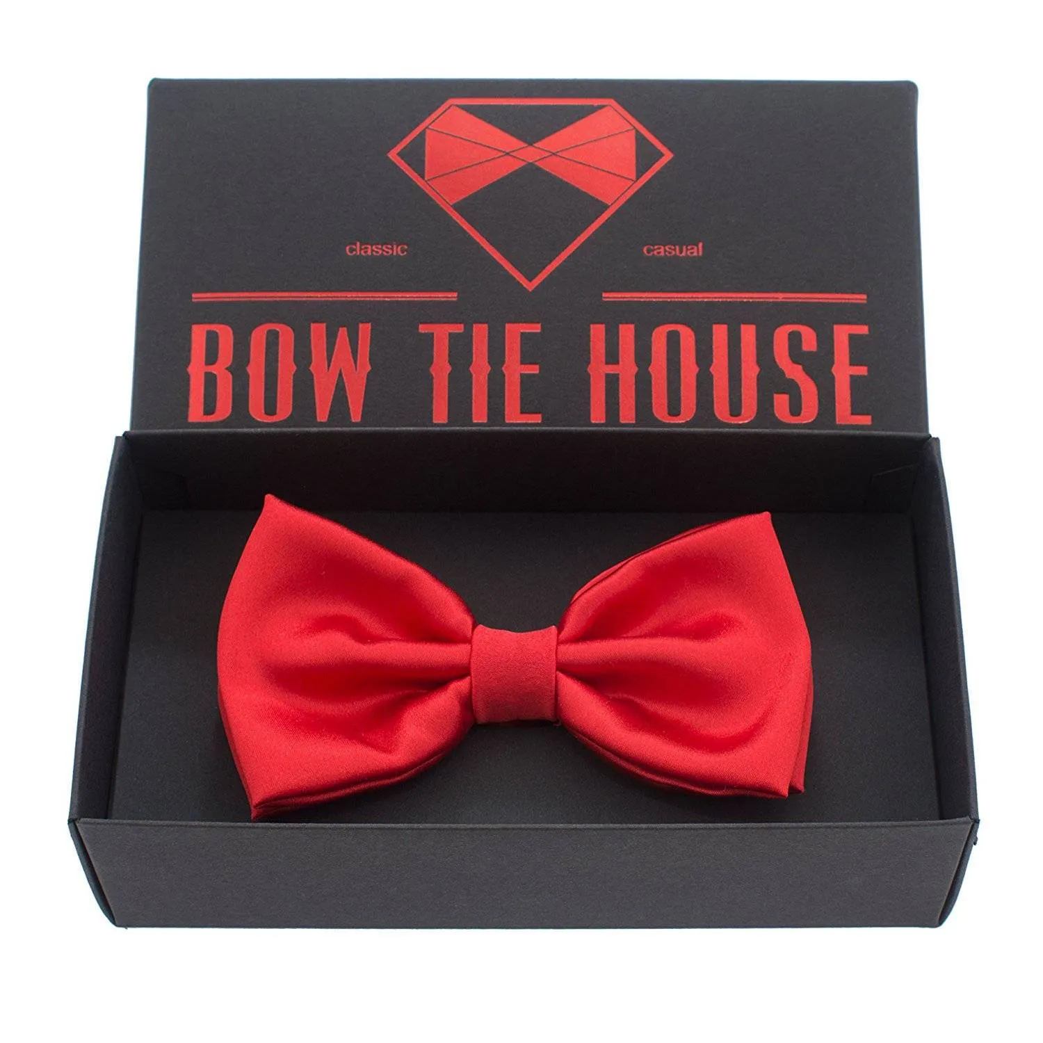 Silk Red Bow Tie