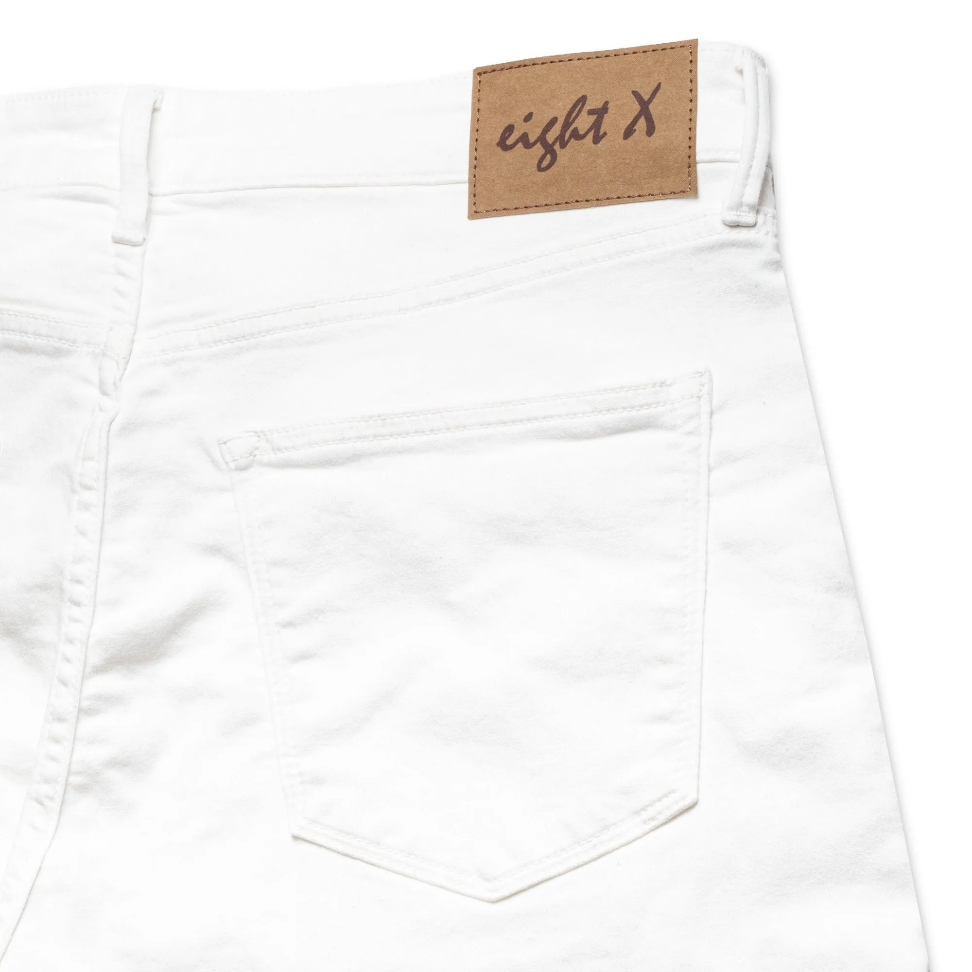 Soft Stretch Slim Fit Jeans - White