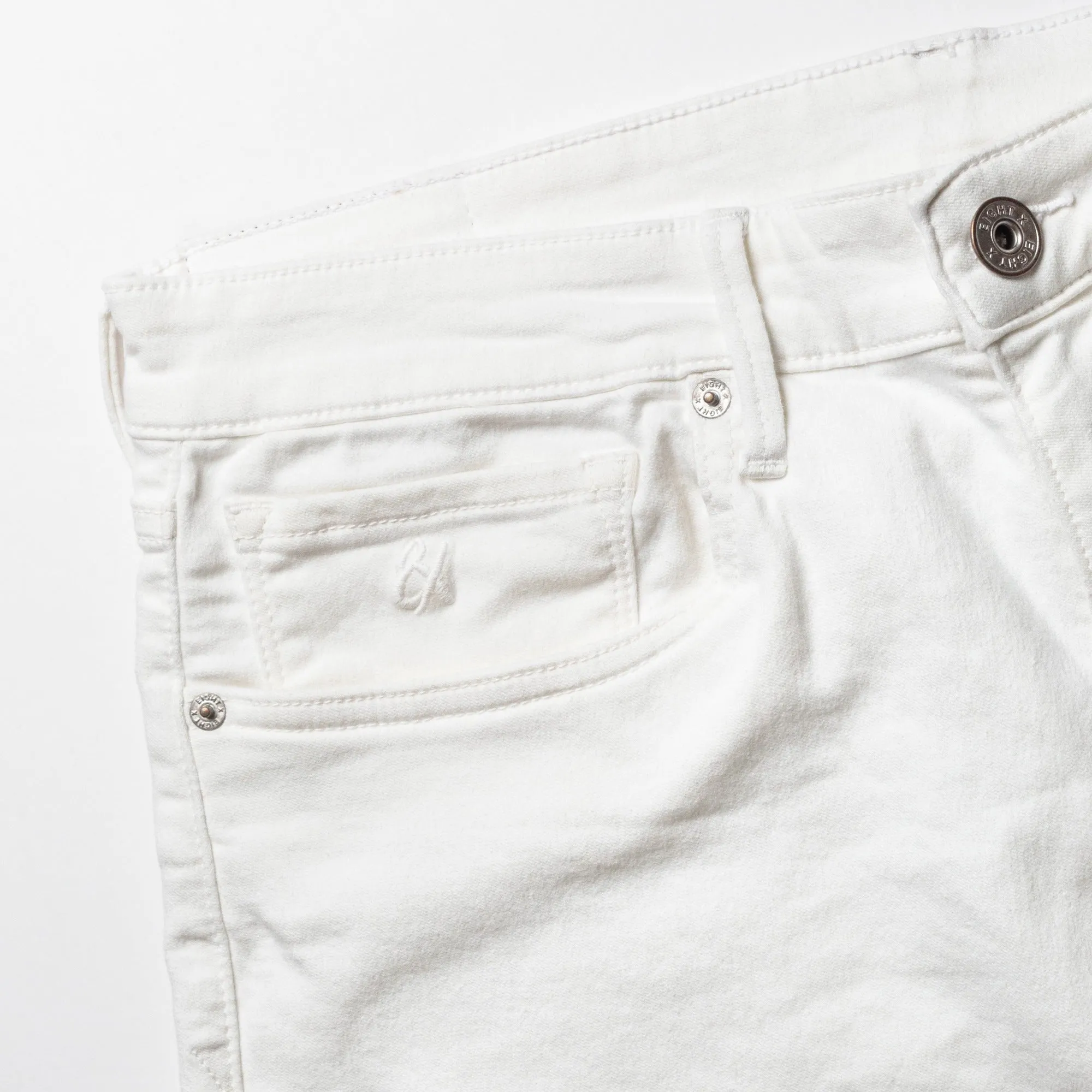 Soft Stretch Slim Fit Jeans - White