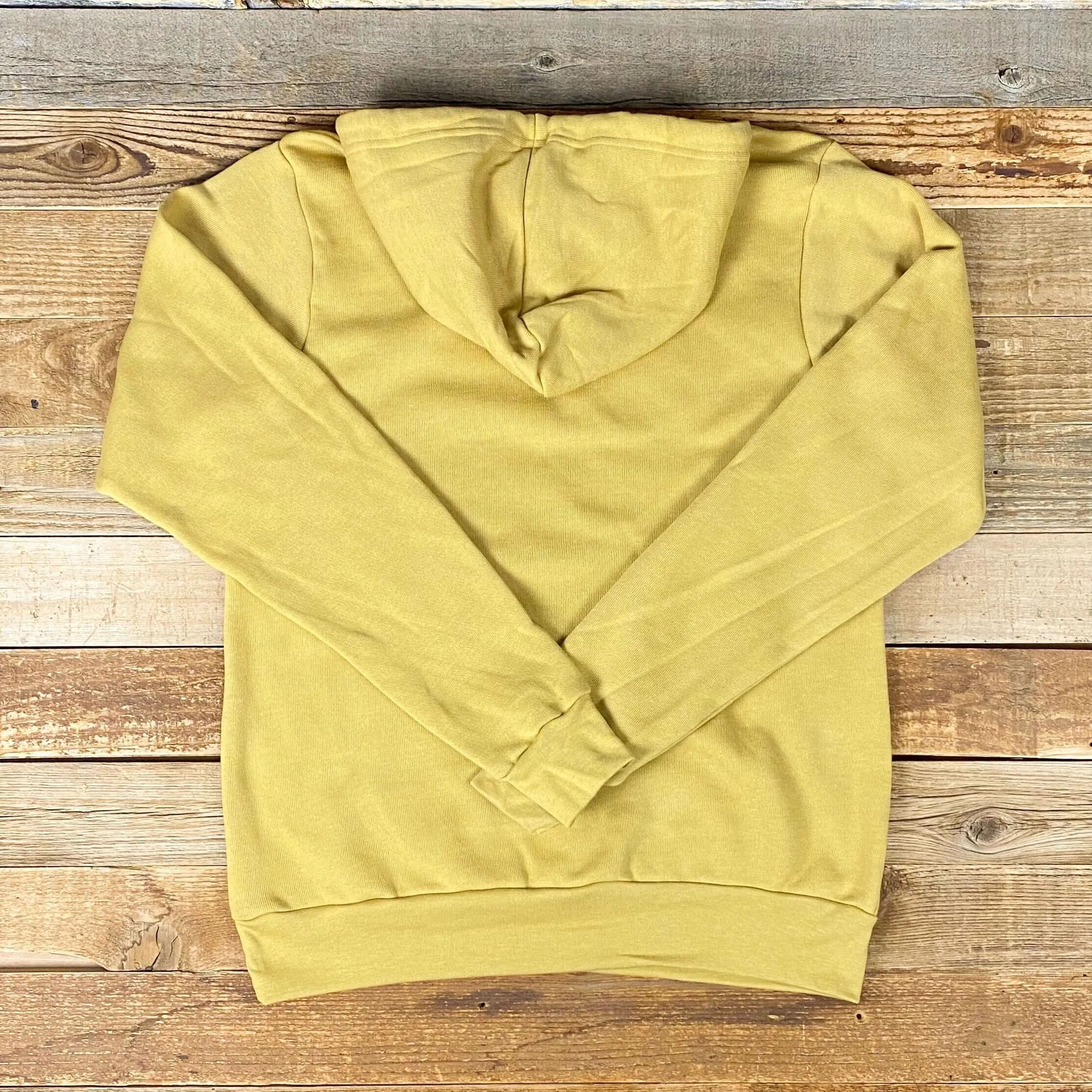 Surf Wyoming® Bison O.G. Fleece Hoodie - Heather Mustard