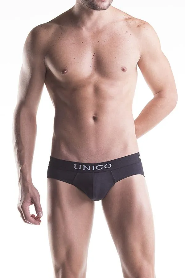 Unico Gift Set Cotton. Classic CASCADA VEST Black and Classic BRIEF Black