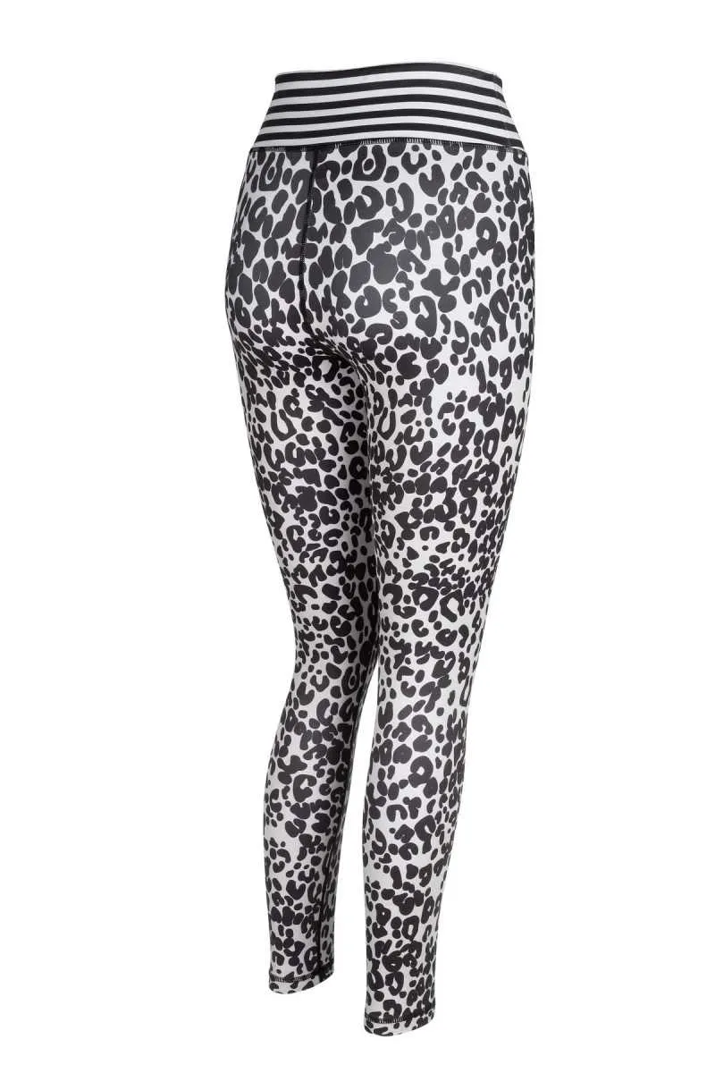 Wild Child High Waisted Animal Print Yoga Leggings